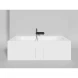 Ванна из литьевого мрамора Salini S-Sense Ornella Axis Kit 103512M 190,5x90,5 см, белый матовый