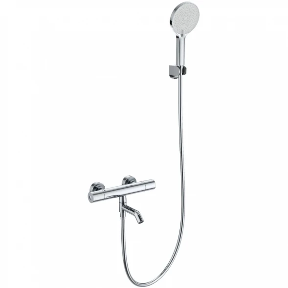 Термостат для ванны Wonzon &amp; Woghand Inn 1 WW-B3013-A1-CR с душевым гарнитуром, хром