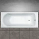 Ванна из литьевого мрамора Marmo Bagno Глория MB-GL170-70 170x70 см, белый