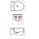 Подвесное биде Artceram The One THB001 01 00 bi*1