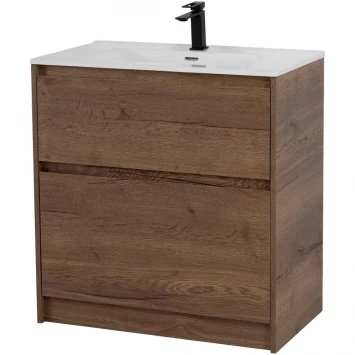 Тумба под раковину BelBagno Kraft KRAFT-1000-2C-PIA-RT 100 см, напольная, Rovere Tabacco