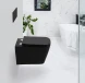 Унитаз подвесной BelBagno Ardente-C BB3202CHR-MB безободковый, черный матовый