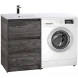 Тумба с раковиной Pino Pasadena 120,3 см BelBagno Kraft KRAFT-LVD-580/1200-2C-PIA-PP + BB1200/480-LV-MR-L