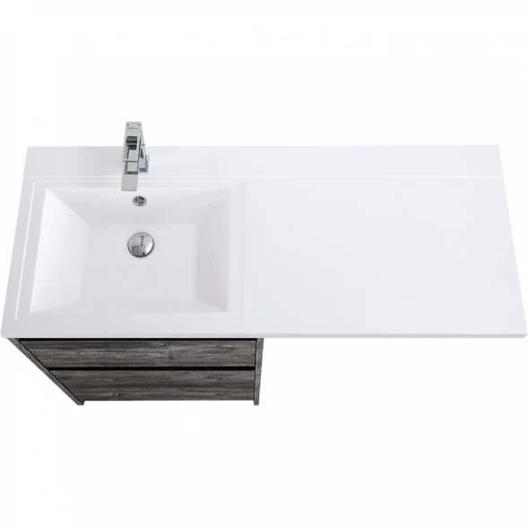 Тумба с раковиной Pino Pasadena 120,3 см BelBagno Kraft KRAFT-LVD-580/1200-2C-PIA-PP + BB1200/480-LV-MR-L