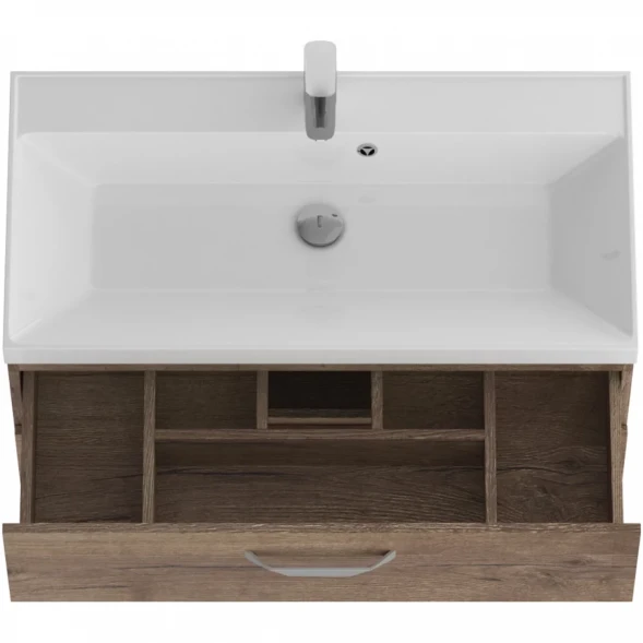 Тумба под раковину BelBagno Aurora AURORA-900-2C-SO-RT 89,6 см, подвесная, Rovere Tabacco
