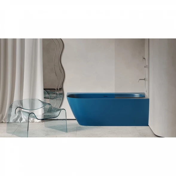 Ванна из литьевого мрамора Salini S-Sense Sofia Corner 102514GF 170x85 см R, покраска по RAL глянец полностью