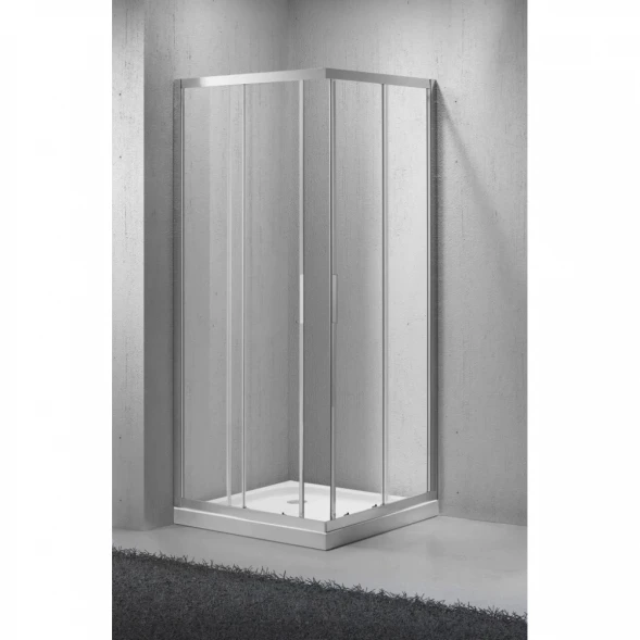 Душевой уголок BelBagno Sela 80x80 см прозрачное стекло SELA-A-2-80-C-Cr