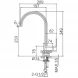 Смеситель для кухни Wonzon &amp; Woghand Arnie WW-692101-CR хром