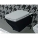 Унитаз подвесной Artceram Jazz JZV0010150nero/bi черный/белый