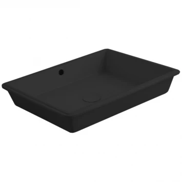 Раковина 61,5x41,5 см Simas Lavabi d'arredo S60 nero matt