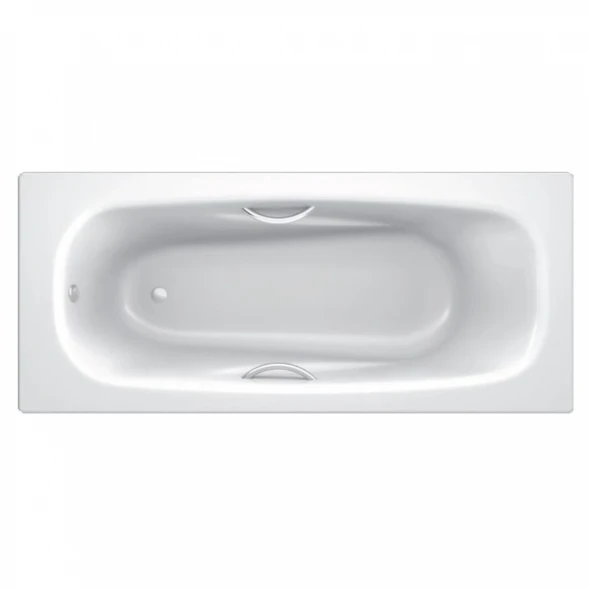 Ванна стальная BLB Anatomica B75L handles 170x75 см, с отверстиями под ручки, белый