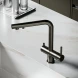 Смеситель для кухни Sancos Foster SC4014GG с подключением к фильтру, вороненая сталь