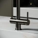 Смеситель для кухни Sancos Foster SC4014GG с подключением к фильтру, вороненая сталь
