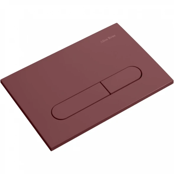 Кнопка смыва Allen Brau Project Color 9.2PR01.BD для инсталляции, бордовый матовый