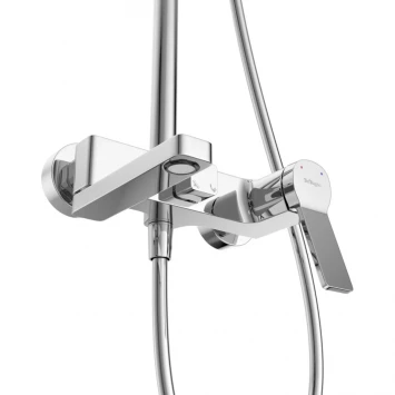 Душевая система BelBagno Albano ALBANO-VSCM-CRM 250 мм, со смесителем, хром