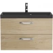 Тумба под раковину BelBagno Aurora AURORA-800-2C-SO-RNN 79,6 см, подвесная, Rovere Nebrasca Nature