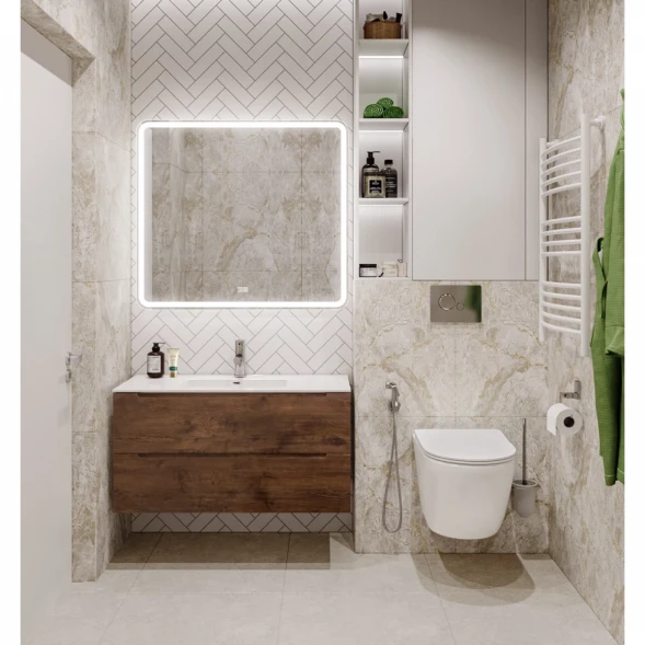 Тумба Rovere Moro 99,6 см BelBagno Etna ETNA-1000-2C-SO-RW-P