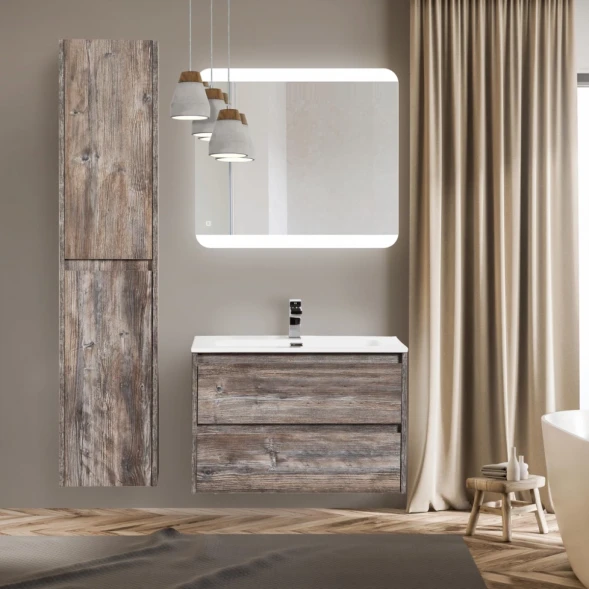 Зеркало 80x70 см BelBagno SPC-CEZ-800-700-LED-TCH