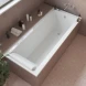 Ванна из литьевого мрамора Marmo Bagno Ницца MB-NP180-80 180x80 см, с подголовником, белый