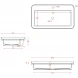 Раковина 80,5x45,5 см Artceram Fuori Scala TFL035 17 00 *1