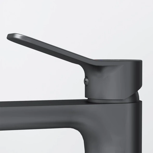 Смеситель для раковины Am.Pm X-Joy F85A92022 без донного клапана, черный матовый