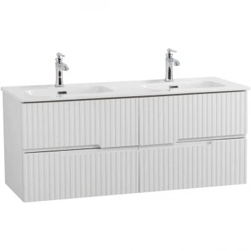 Тумба под раковину Cezares Duet DUET-N-1200-4C-SO-2-BL 120 см, подвесная, Bianco Lucido