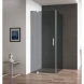 Душевой уголок 100-110x89,5 см Cezares SLIDER-AH-1-90-100/110-GRIGIO-Cr графитовое