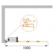 Шторка для ванны Cezares Pratico 100 см текстурное стекло PRATICO-V-4-100/140-P-Cr-L