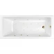 Акриловая гидромассажная ванна 179,5x79,5 см Whitecross Wave Slim 0111.180080.100.RELAX.GL
