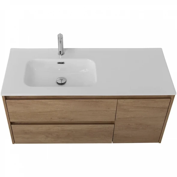 Тумба под раковину BelBagno Kraft KRAFT-1000-2C-1A-SO-RNN-L 100 см L, подвесная, Rovere Nebrasca Nature