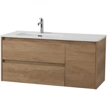 Тумба под раковину BelBagno Kraft KRAFT-1000-2C-1A-SO-RNN-L 100 см L, подвесная, Rovere Nebrasca Nature