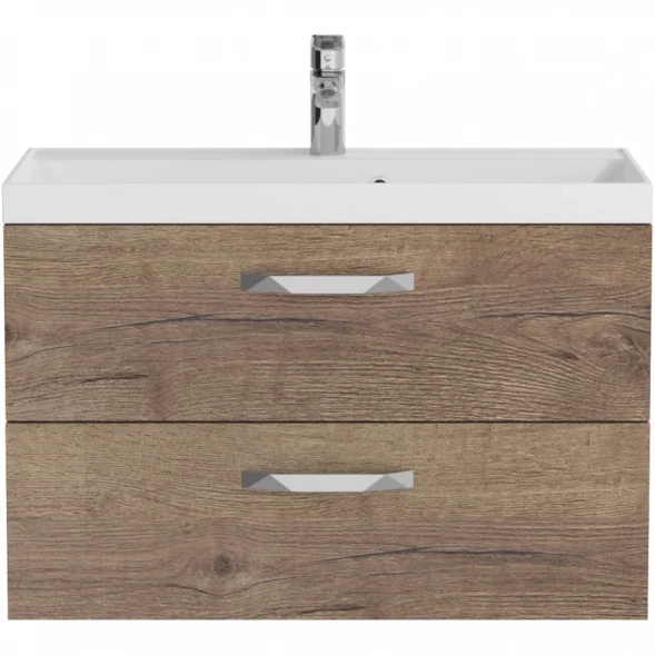 Тумба под раковину BelBagno Aurora AURORA-800-2C-SO-RT 79,6 см, подвесная, Rovere Tabacco