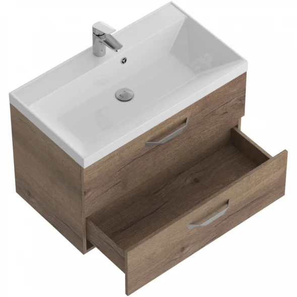 Тумба под раковину BelBagno Aurora AURORA-800-2C-SO-RT 79,6 см, подвесная, Rovere Tabacco