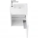 Тумба Bianco Lucido 39,4 см BelBagno Pietra PIETRA MINI-400-1A-SO-BL-R
