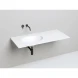 Раковина Salini S-Sense Marea 11 1802111G 55x40 см, встраиваемая снизу, белый глянец