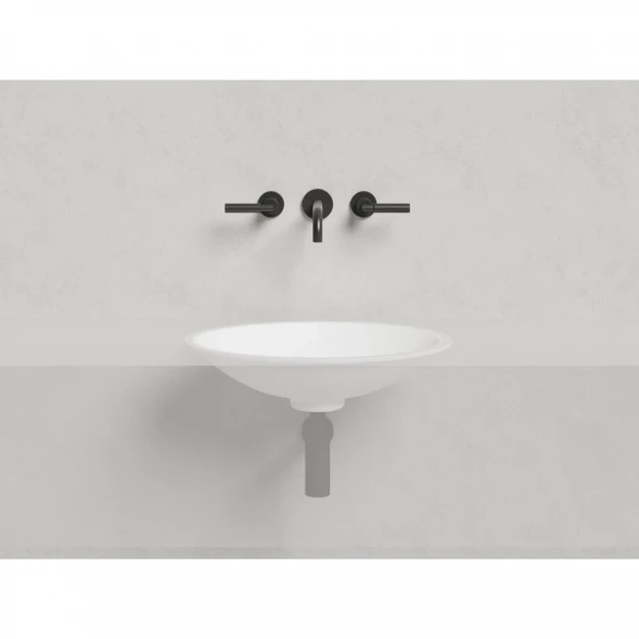 Раковина Salini S-Sense Marea 11 1802111G 55x40 см, встраиваемая снизу, белый глянец