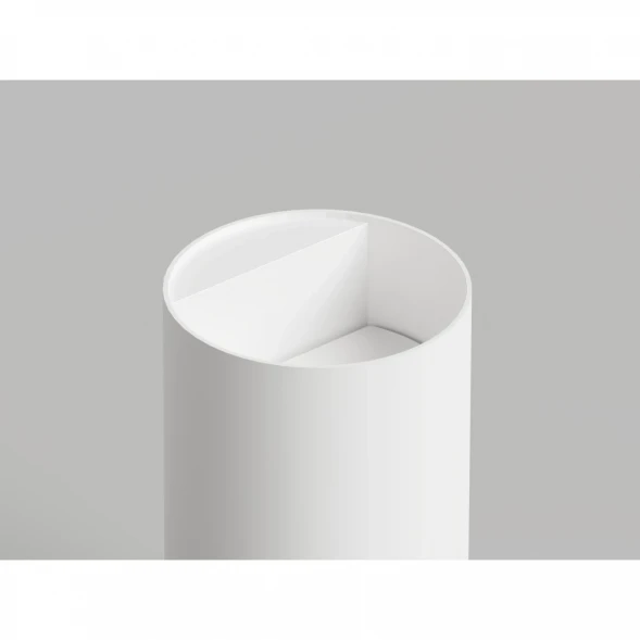 Раковина Salini S-Stone Armonia Round Top 01 130421TM 46x46 см, напольная, белый матовый