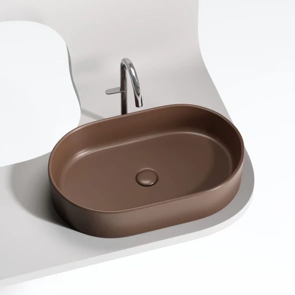 Раковина 60,8x38,5 см Ceramica Nova Element CN6048MDB