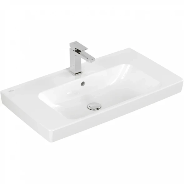 Раковина Villeroy &amp; Boch Architectura 4A878001 80x44,5 см, накладная, подвесная, альпийский Белый