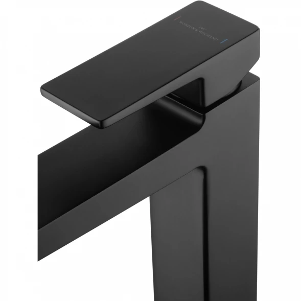 Смеситель для раковины Wonzon &amp; Woghand Cube 2.0 WW-88019068-MB черный матовый