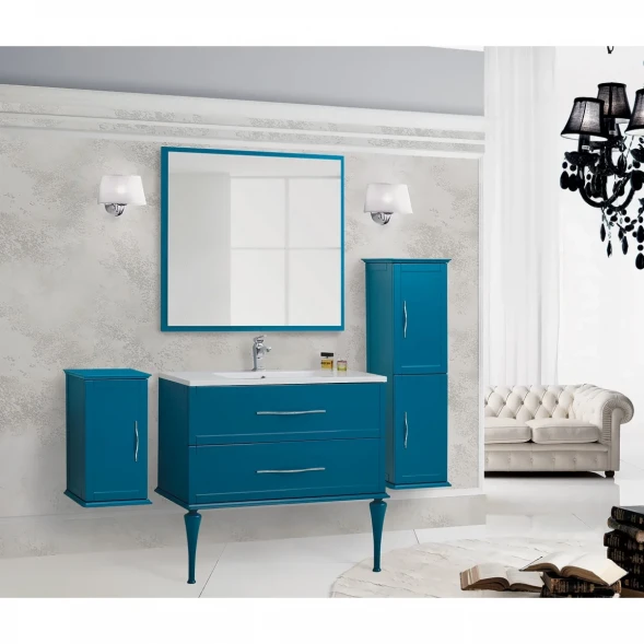 Тумба под раковину Cezares Tiffany 54953 103,2 см, подвесная, Blu Petrolio