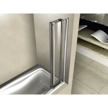 Шторка для ванны Cezares Pratico 120 см текстурное стекло PRATICO-V-5-120/140-P-Cr-R