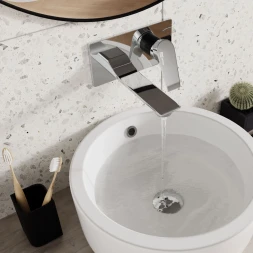 Смеситель для раковины WasserKRAFT Lopau 3230 встраиваемый, хром