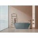 Ванна из литьевого мрамора AltroBagno Francesca AltroBagnoFrancesca090102GraniteGray 170x75 см, отдельностоящая, серый гранит