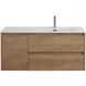 Тумба под раковину BelBagno Kraft KRAFT-1000-2C-1A-SO-RNN-R 100 см R, подвесная, Rovere Nebrasca Nature
