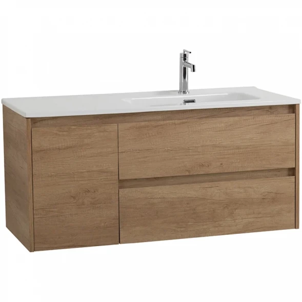 Тумба под раковину BelBagno Kraft KRAFT-1000-2C-1A-SO-RNN-R 100 см R, подвесная, Rovere Nebrasca Nature