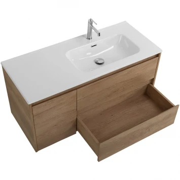 Тумба под раковину BelBagno Kraft KRAFT-1000-2C-1A-SO-RNN-R 100 см R, подвесная, Rovere Nebrasca Nature