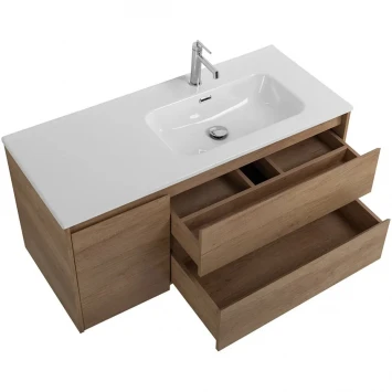 Тумба под раковину BelBagno Kraft KRAFT-1000-2C-1A-SO-RNN-R 100 см R, подвесная, Rovere Nebrasca Nature
