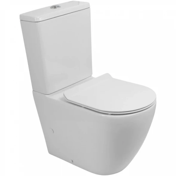 Чаша напольного безободкового унитаза BelBagno Sfera-R BB2141CP-TOR