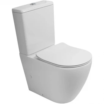 Чаша напольного безободкового унитаза BelBagno Sfera-R BB2141CP-TOR